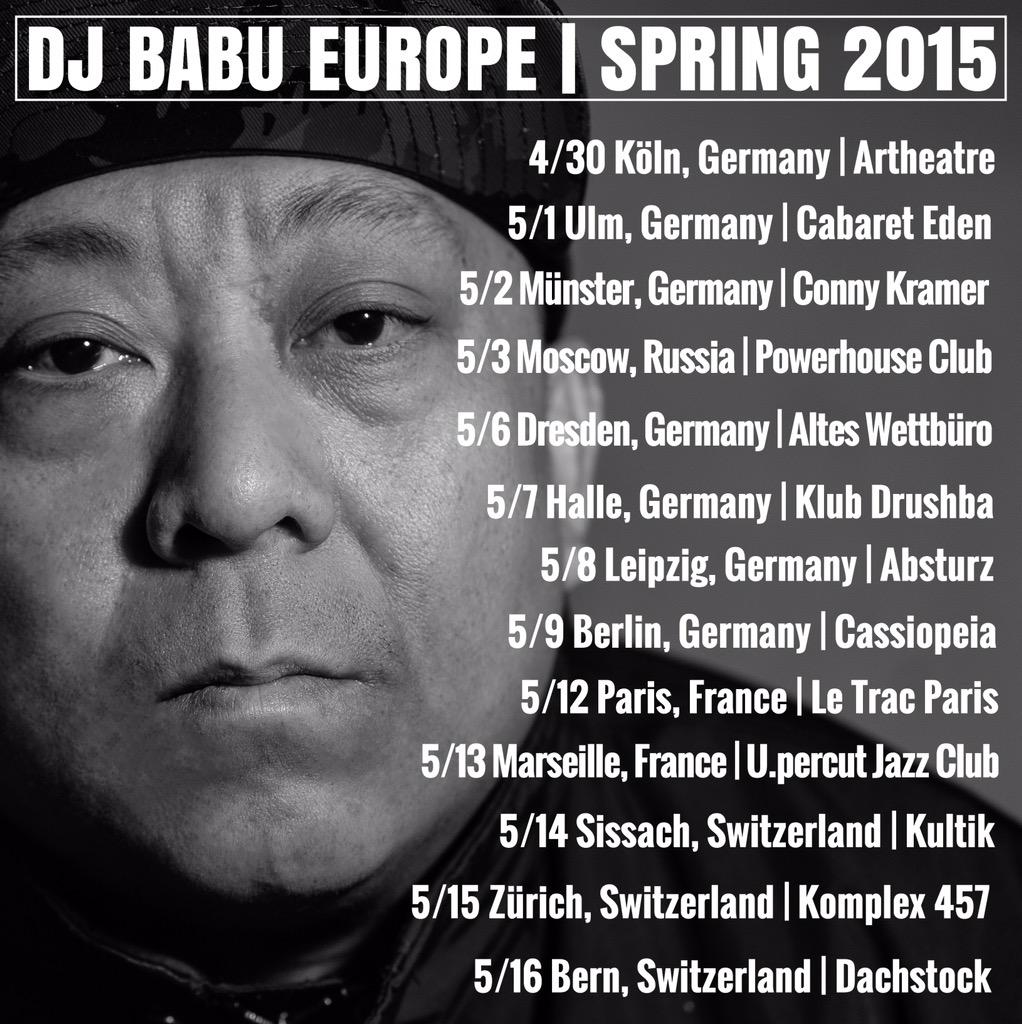 djbabuforeal's tweet image. Europe I&apos;ll see you soon!