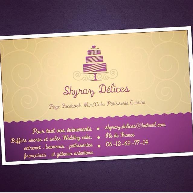 ShyrazDelices's tweet photo. #Carte #De #Visite #ContacterMoi #Anniversaire #Bapteme #Mariage #ToutEvenement #iledefrance http://t.co/NoQ2EsY0nR
