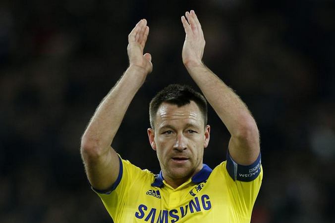 Squawka's tweet image. John Terry becomes the joint-highest goal scoring defender in Premier League history with David Unsworth (38 goals)
