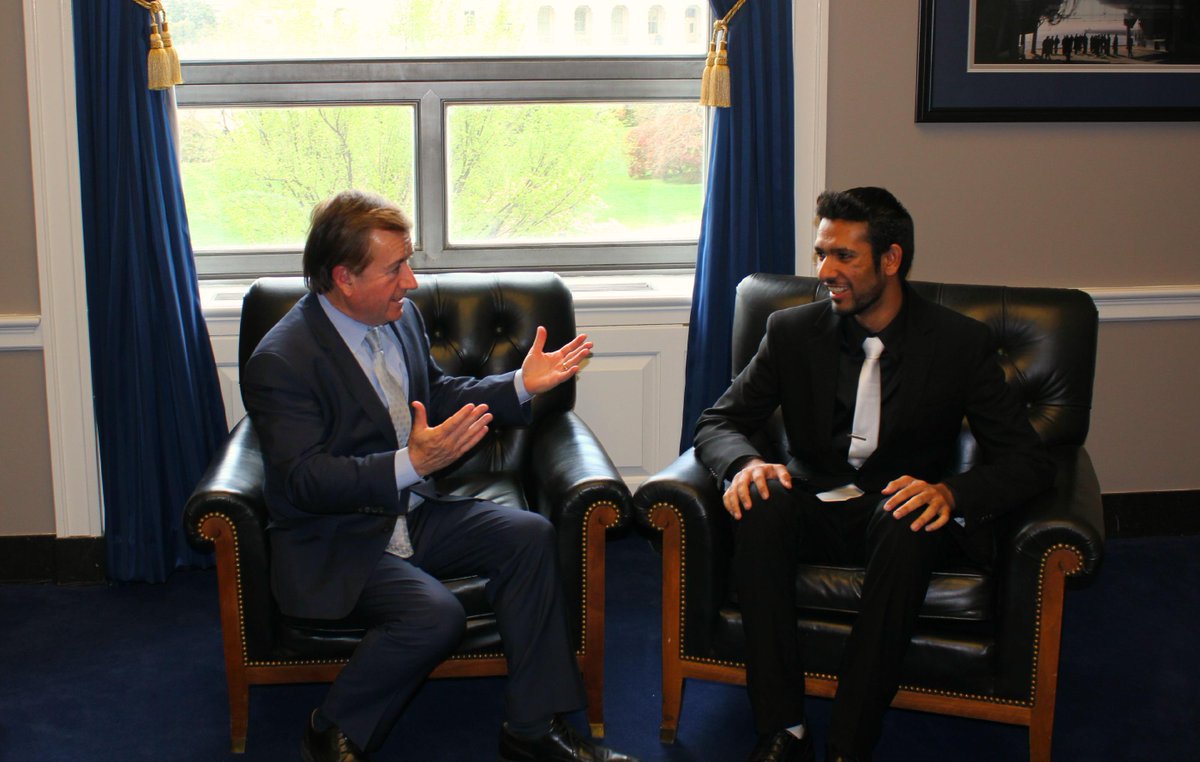Ed Royce (@repedroyce) on Twitter photo Thanks to <a href="/csuf/">Cal State Fullerton</a> student Haroon Khan for stopping by the office while presenting his physics research in DC! #GoTitans Thanks to <a href="/csuf/">Cal State Fullerton</a> student Haroon Khan for stopping by the office while presenting his physics research in DC! #GoTitans