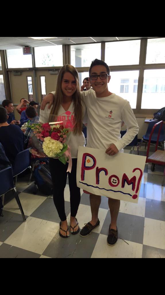 Mazel tov!!!! Dylan Beder takes the prom!