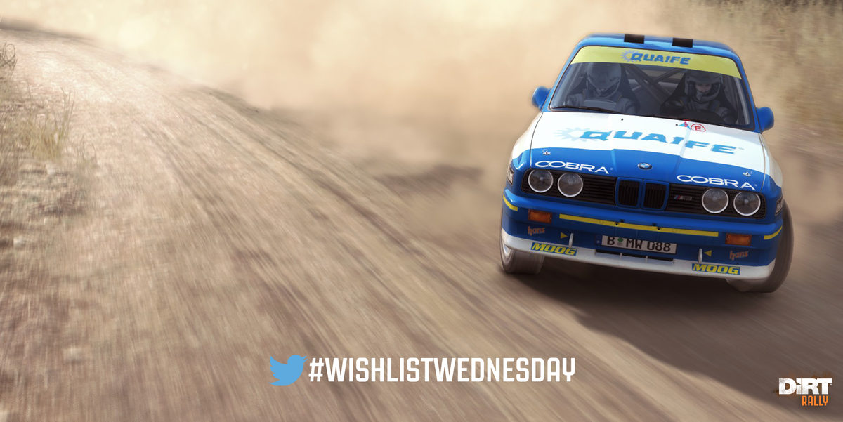 EASPORTSWRC's tweet photo. New thing called #WishlistWednesday. What would you like to see us add to DiRT Rally? http://t.co/8drQRiXObC http://t.co/yIZc0rEixv