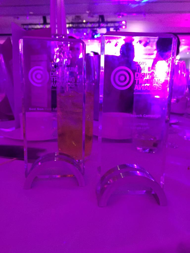 7thingsmedia's tweet image. What a start to the night @DDTAwards - both best #PPC and best #SEO award for @7thingsmedia #digitaltradingawards