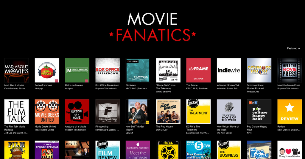 ApplePodcasts's tweet photo. We've collected some of the best podcasts by and for Movie Fanatics. What's your favorite?
http://t.co/EwRUDnVWjL http://t.co/xl4hlv5sU6