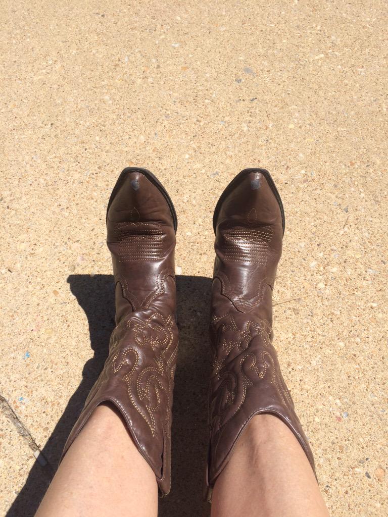 These boots are made for walking...and I did! @teachnpe #BRCPride