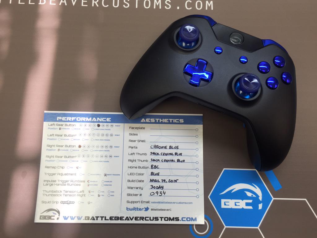 BattleBeaver's tweet photo. @Apexhell117 #BeaverDrop #ShowUsYourBeaver #UnLeashTheBeaver another fancy controller! http://t.co/g2YfoVS14D