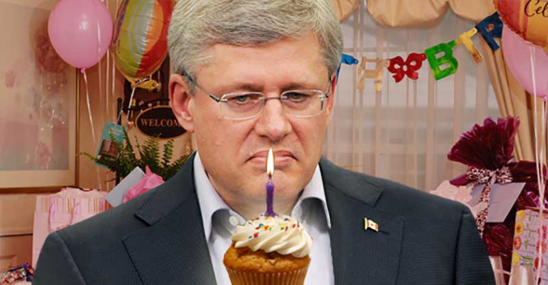 Happy birthday, Stephen Harper!! What would *your* birthday card to say? 
