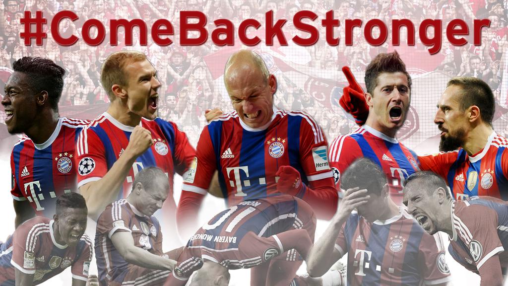 FCBayernEN's tweet photo. Favorite, retweet - show your support. Get well soon, guys! #ComeBackStronger http://t.co/ygjGavvNZh