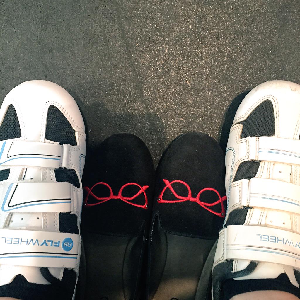 mashanuggets's tweet photo. Traded in my cute flats for some flyshoes @Flywheel. Thanx for rockin my 5pm workout! #torqueit #workit @classpass http://t.co/OEWQqSmgDu