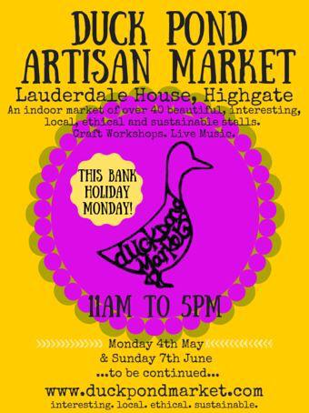 #duckpondmarket #food #craft this Monday #highgate 11-5 @MumsnetCamden @MumsnetHaringey <a href="/highgatesociety/">Highgate Society</a> <a href="/HamandHigh/">Ham&High</a>