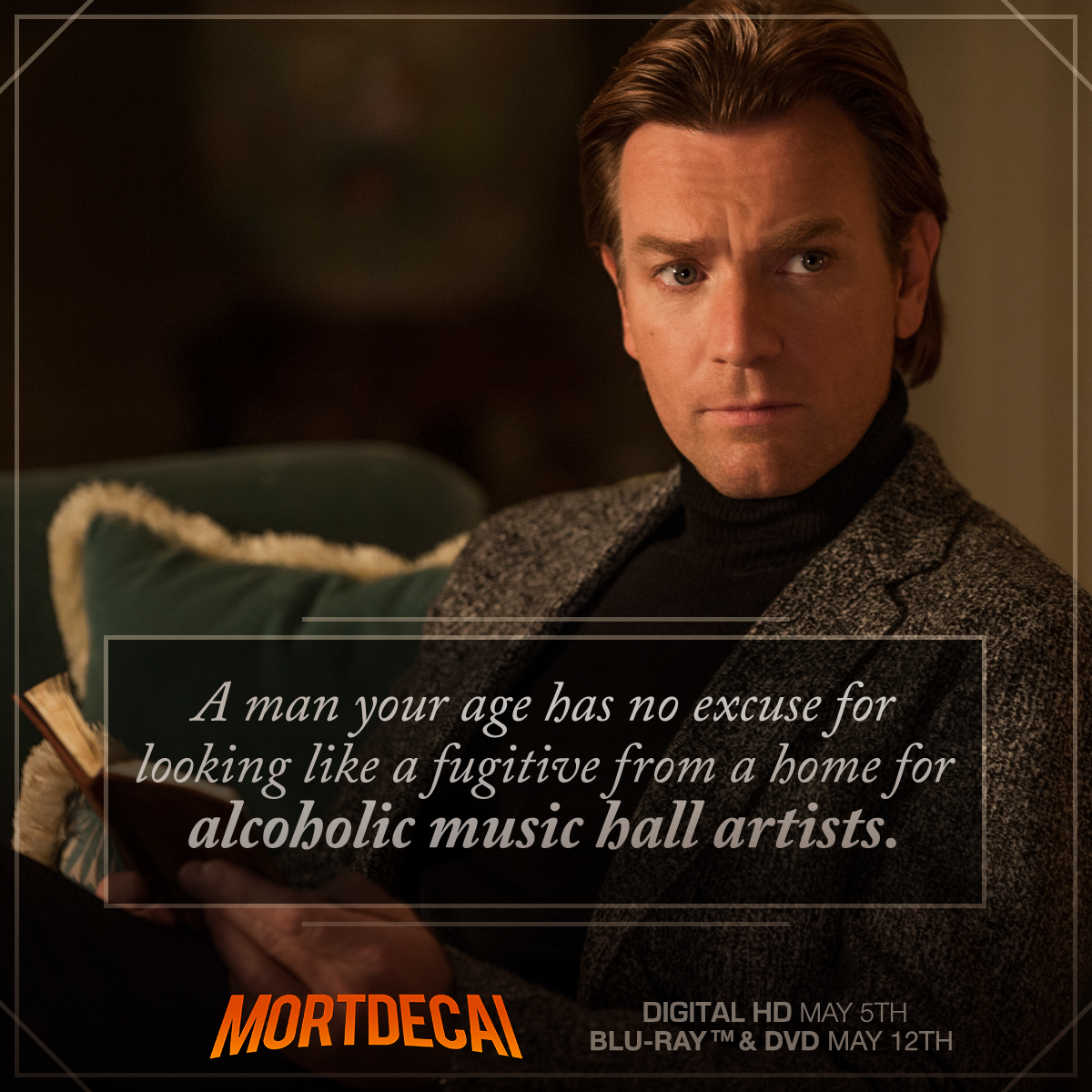 PartTimeRogue's tweet image. Let the battle of wits begin. #Mortdecai is on Digital HD May 5th and on DVD and Blu-Ray May 12th.