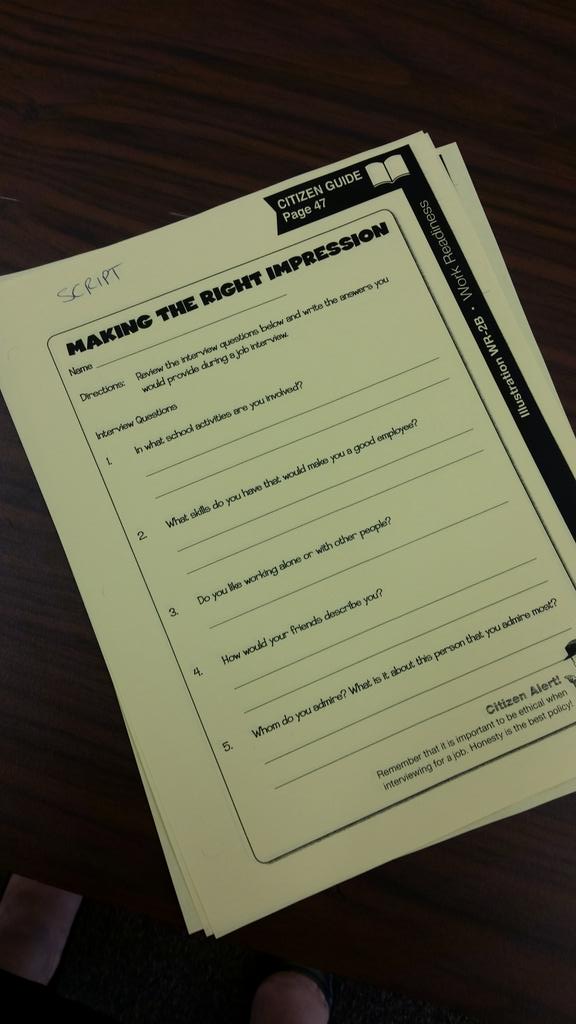 deborah_higdon's tweet photo. A 5th grade mock interviewee mentioned being results driven!  #Proudofourfuture  #adecco #dayofservice #lovewhatyoudo http://t.co/8dAQAhxrrB