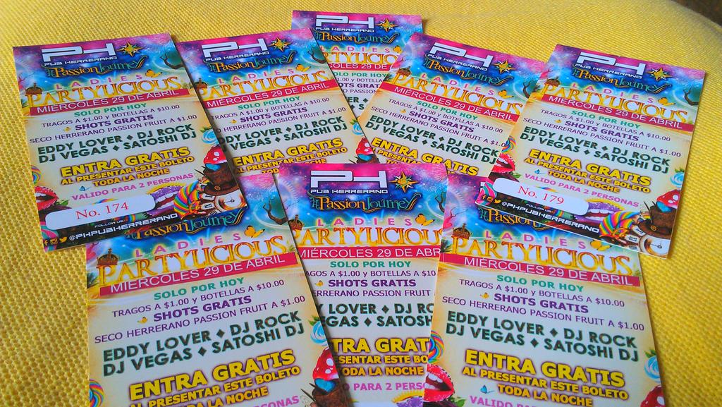 Estamos Regalando 5 Entradas Para #PHPUBHERRERANO HOY
A Las Primeras Chicas Q Den RT Y Nos Escriban Al Ws62197836
-