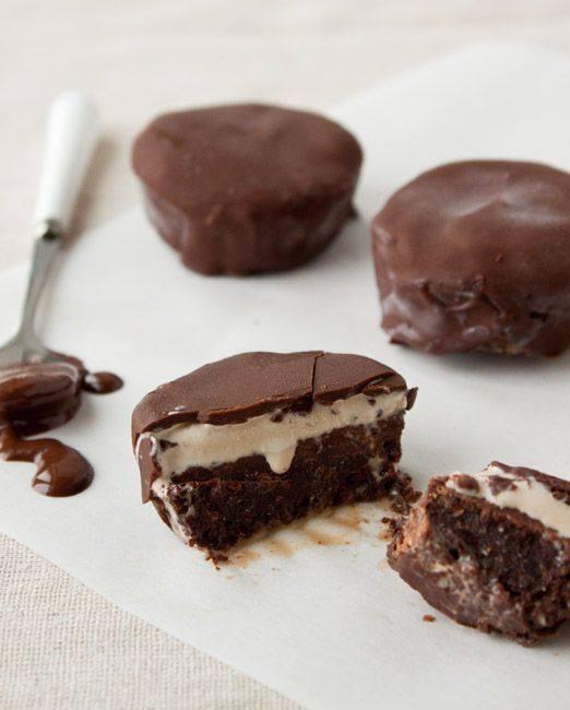 Frozen Mocha Brownie Bites ^