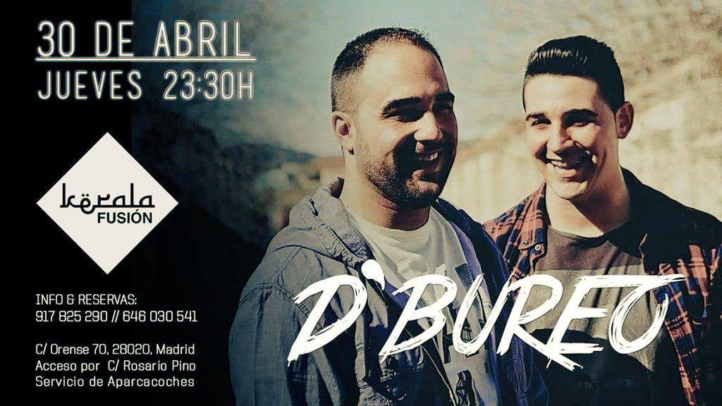 Javi_dbureo's tweet photo. Jueves 30 de Abril!! @grupodbureo en @keralafusion!! #dbureo @Manu_DBureo @DBureoClubDFans  https://t.co/MkaJP8dug7 http://t.co/TUzG6UCBcN