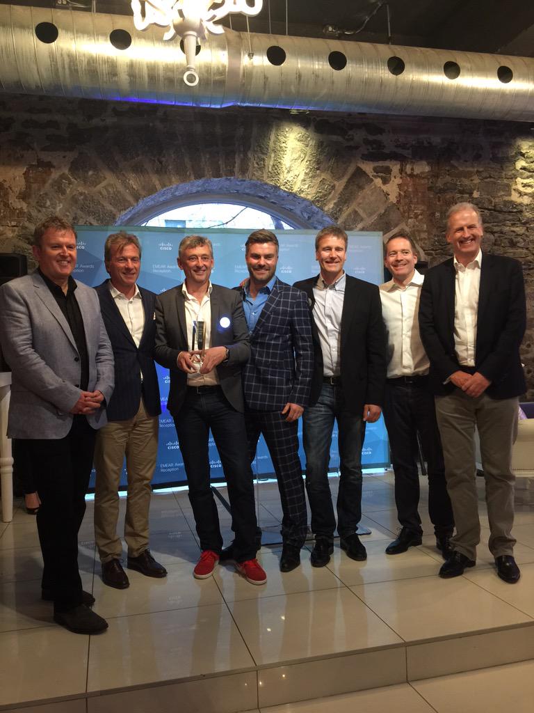 EMEAR Service Partner of the year! Ftw!! #CiscoPS15 <a href="/stesonst/">Steinar Sønsteby</a> <a href="/JAndersskog/">Jørn Andersskog</a>