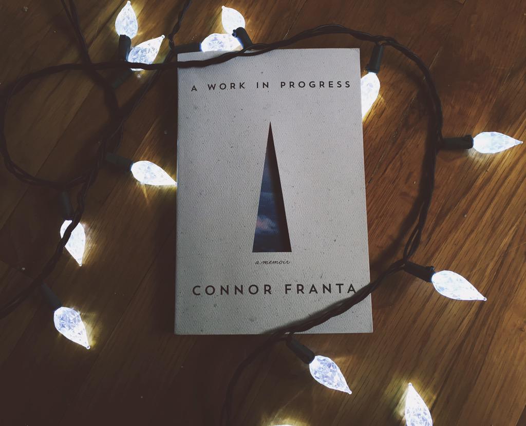 zidansamelia's tweet image. go buy your own copy of #AWorkInProgress by @ConnorFranta 💡 you won't regret it 💖 #connorfrantabook