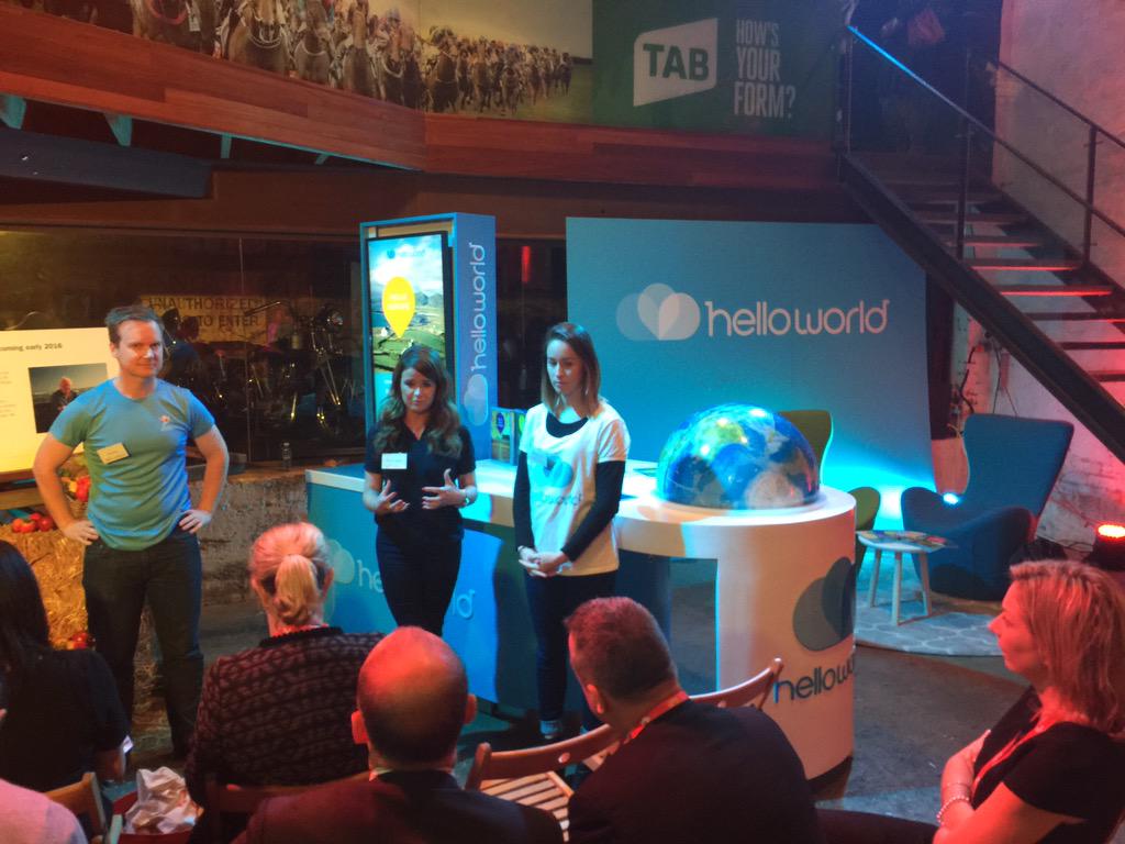 @KimPortrateHLO helloworld team going down a storm <a href="/OMD_Aus/">OMD Australia</a> 
#omdbigdayout