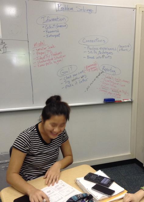 HS_ASIJ's tweet photo. Mr Wacha's Geometry class: the Problem Solving Wall is a visible reminder of useful strategies, moves and thinking. http://t.co/w8pMCXhZPH