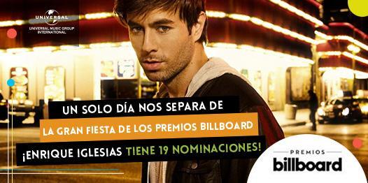 Sí MT <a href="/UniversalMPeru/">UniversalMPeru</a> jueves 30,sabremos si <a href="/Enrique305/">Enrique305</a> se lleva todos los galardones ¿qué opinan ? #PremiosBillboard
