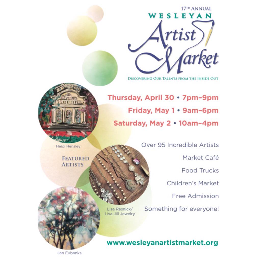 Full_of_Charm8's tweet photo. We are so pumped to get to Atlanta tomorrow for the Wesleyan Artist Market! #proudalumnus http://t.co/gC6q7PvjeE