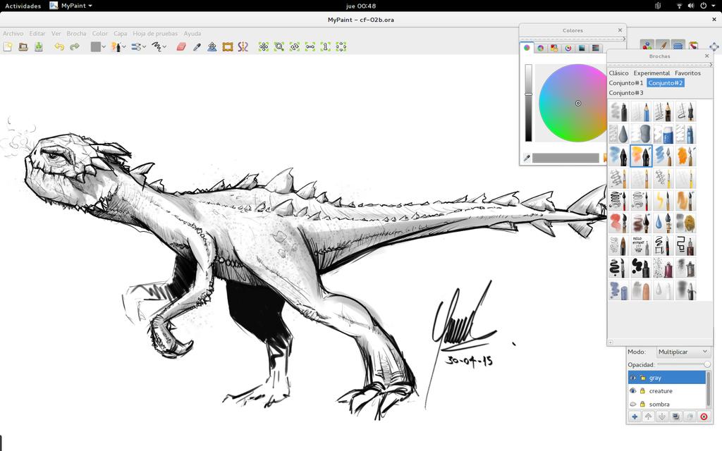 lucasromerodb's tweet image. Starting with a sketch #creaturefactory2 #blendercloud #b3d