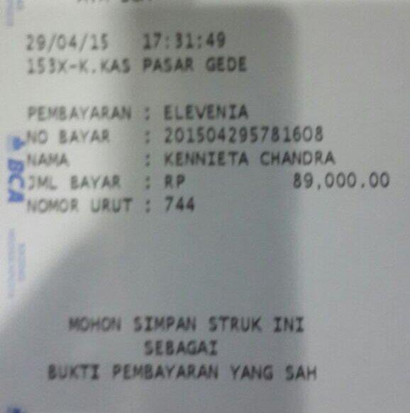 Kennieta_Ch's tweet photo. @eleveniacare Pagi, kmrn sy beli pulsa XL &amp; sdh trf, tp smp skrg pulsa blm masuk. Kode transaksi 201504295781608 tks http://t.co/ZRYqlMPfBE