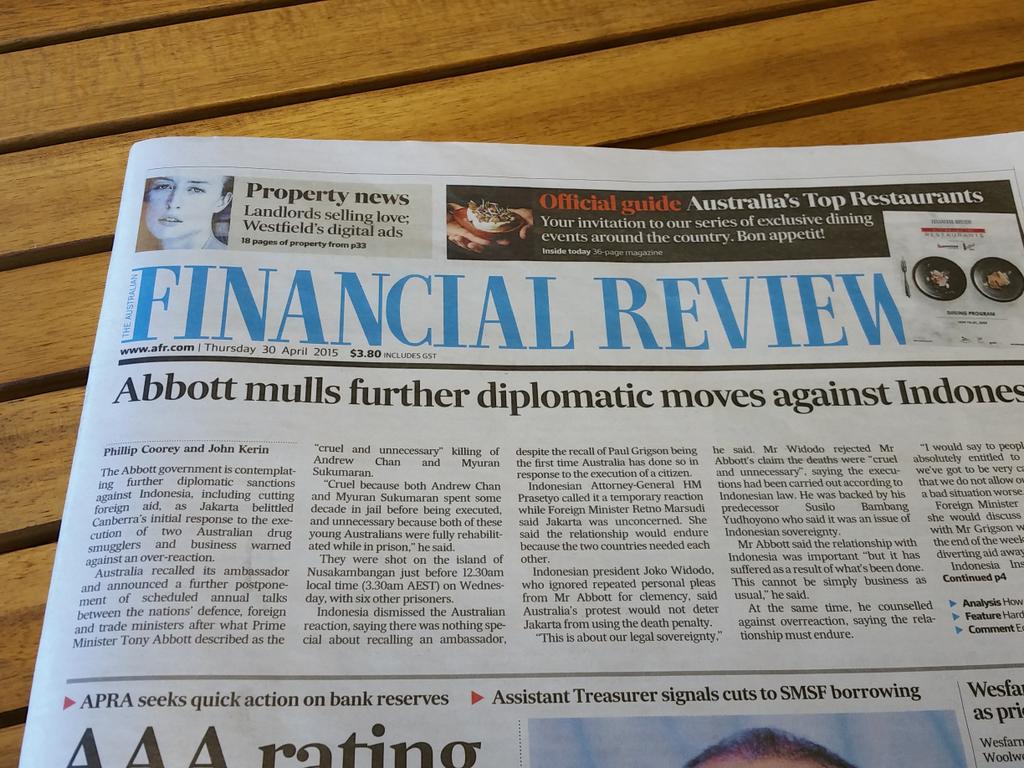 uheehee's tweet photo. Good to see you're on the ball today. #AndrewAndMyuran #auspol #Indonesia #WorldNews #politics #Indonesia http://t.co/e8GURbzI58