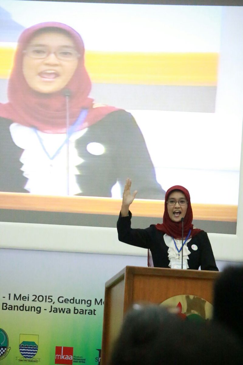 aasc_official's tweet photo. Speech of Organizing Committee Representative of the AASC 2015, Yasmin N. Chaerunissa @YasminNCH #AASC2015 http://t.co/vPDiUR0EwR