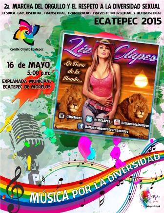 eventolgbti's tweet photo. NUESTRA HERMOSA @LIZCLAPES EN CONCIERTO MUSICA POR LA DIVERSIDAD ESTE 16 DE MAYO EN LA EXPLANADA DE ECATEPEC http://t.co/Qsa9f1oOGM