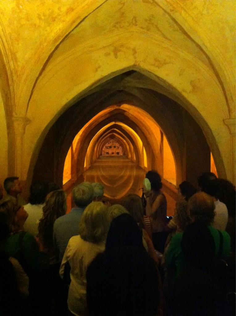 osfa_11's tweet photo. Baños Dña. María de Padilla ayer #alcázar #sevilla espacio bioclimático verano #criptopórtico @Nomad_Garden http://t.co/HHP91loaf7