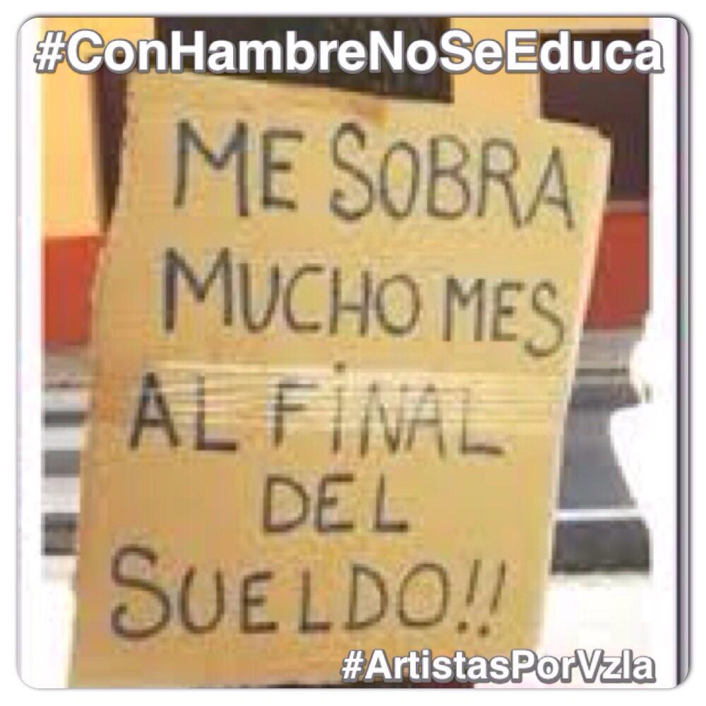 AlbiDeAbreu's tweet photo. Con hambre no puede haber enfoque en las metas que realmente importan. #ConHambreNoSeEduca @ArtistasPorVe http://t.co/tfR2oD6NDa
