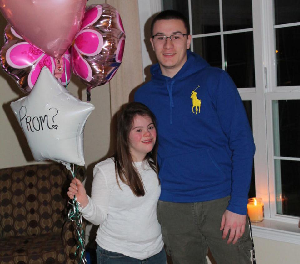 someecards's tweet photo. Quarterback takes friend with Down syndrome to prom after asking her in fourth grade. http://t.co/pVY57qnuzY http://t.co/xu65Yoc7jL