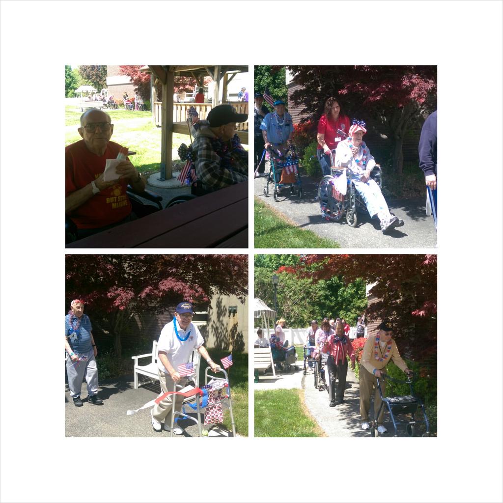 Urena's tweet photo. Celebrating National Nursing Home Week in #Holyoke @HLYSoldiersHome with Veterans residents. @MASSDVS http://t.co/EELPEzmGRU