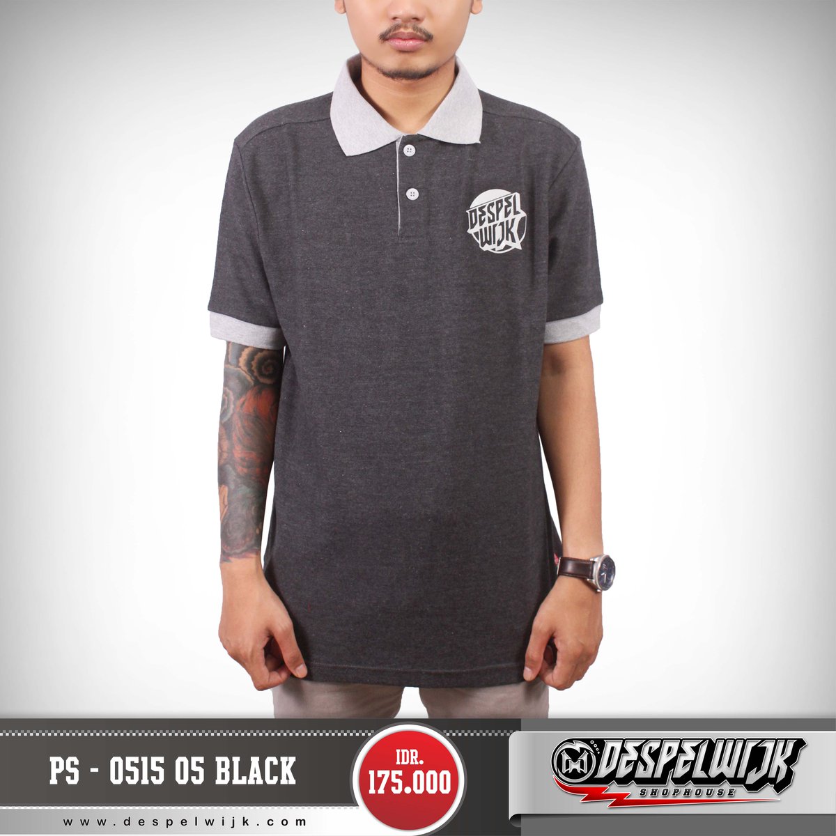 #poloshirt
PS - 0515 05 BLACK | IDR 175K
Info order :
WA/SMS : 087771300010
LINE : DESPELWIJK
BBM : 746403c0
