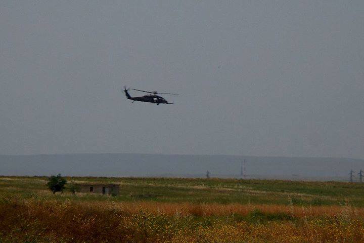 BreakingKurd's tweet photo. #Breakingkurd
2 #Turkey army helicopters fly over Derik&Girkê Legê earlier today #Rojava #Kurdistan #Twitterkurds http://t.co/UIwGFAXcaq