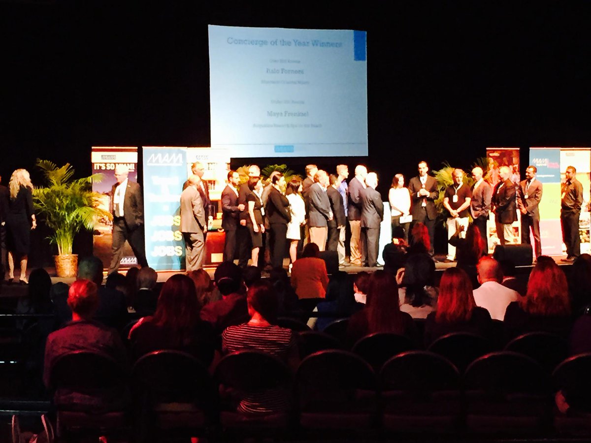 MarketingMaggie's tweet photo. Congratulations Concierge of the Year Winners! #somiami #GMCVB http://t.co/bjrTKskLzQ