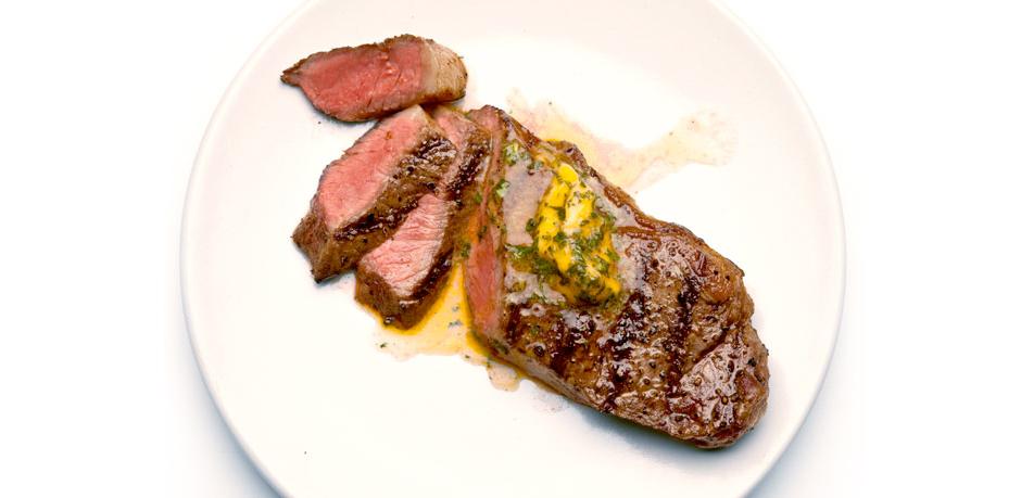 bonappetit's tweet photo. Steak with hot sauce butter. Or, your dinner tonight http://t.co/wLJ5wHcDuf http://t.co/V8tQRHEZrd