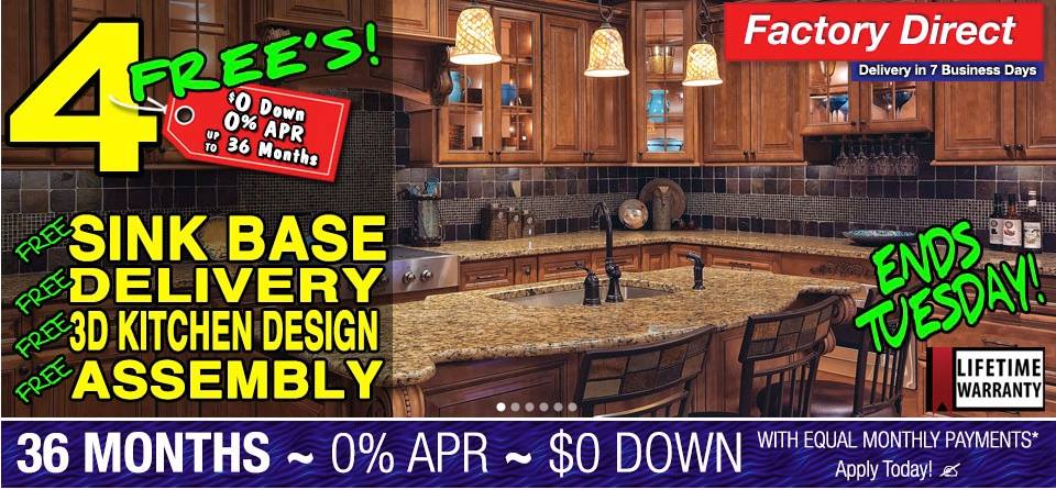 SolidCabinets's tweet image. Our 4 Free's Promo has created such a buzz we are extending it! #4Frees #Promotions #KitchenCabinets #KitchenDesigns