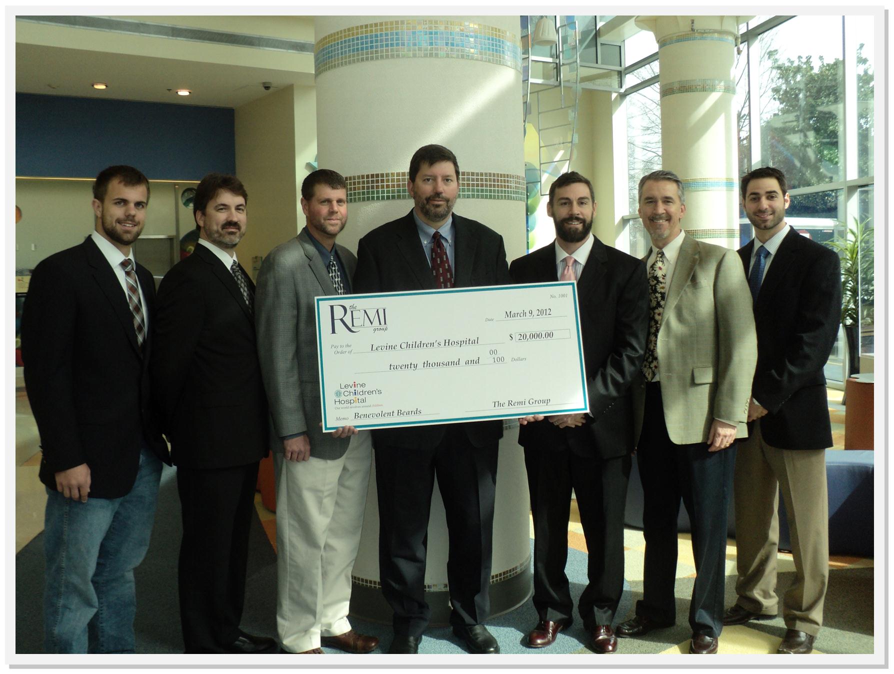 The Remi Group on Twitter "tbt 3/12, Remi donated 20k to LevineChildrens. What's your