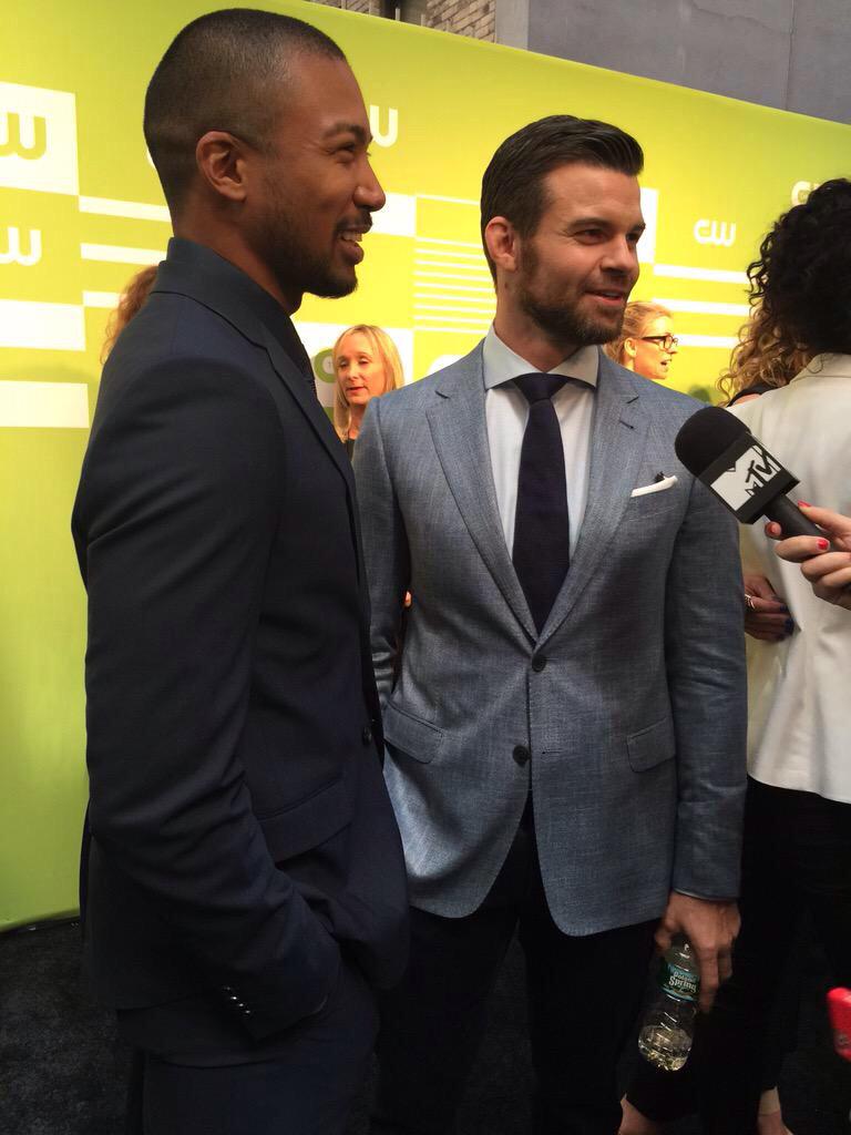 TheOriginalsFRA's tweet photo. #PHOTO #CMD &amp; @danieljgillies with @MTV #CWupfront (beard 😻) http://t.co/Xq9AIs6hw3