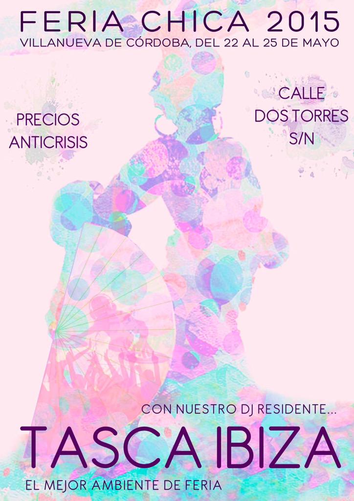 Vuelve Tasca Ibiza!!! El mejor ambiente de feria chica!!! Con nuestros precios anticrisis!!! Saludos!!!