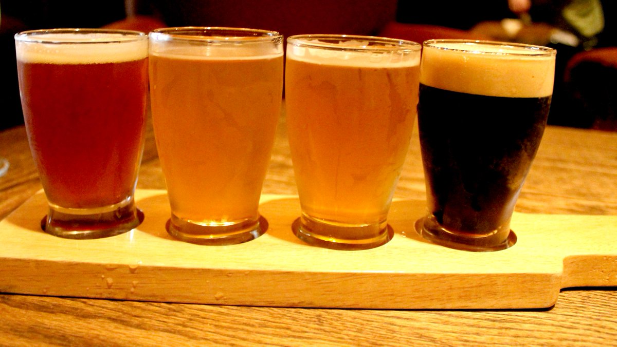 TheMill46's tweet photo. Let's celebrate the almost-end of the week. Join us for #happyhour tonight 4-7. Your #beerflight is waiting for you http://t.co/gJz9sGhmCW