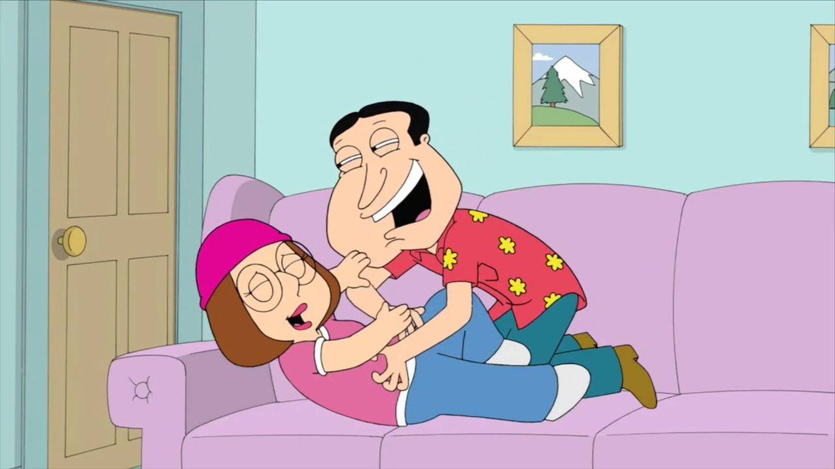 That time Meg and Quagmire dated. #tbt #FamilyGuy.