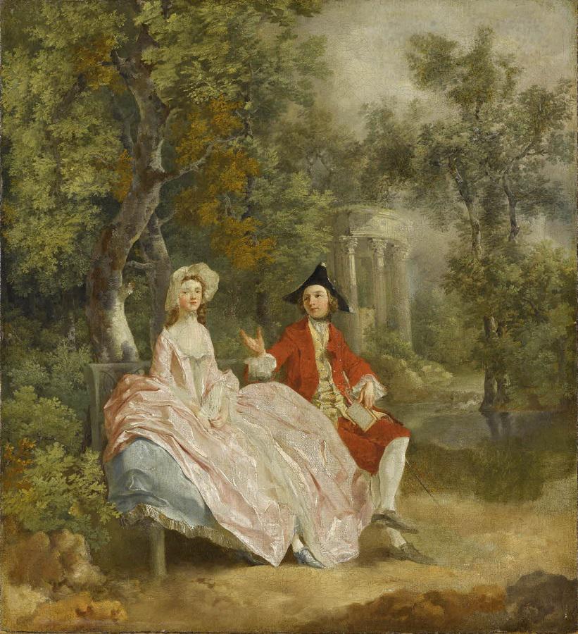 Thomas Gainsborough, English painter, was born #onthisday in 1727. "Conversation in a Park" ☛ bit.ly/1IAP6Hx