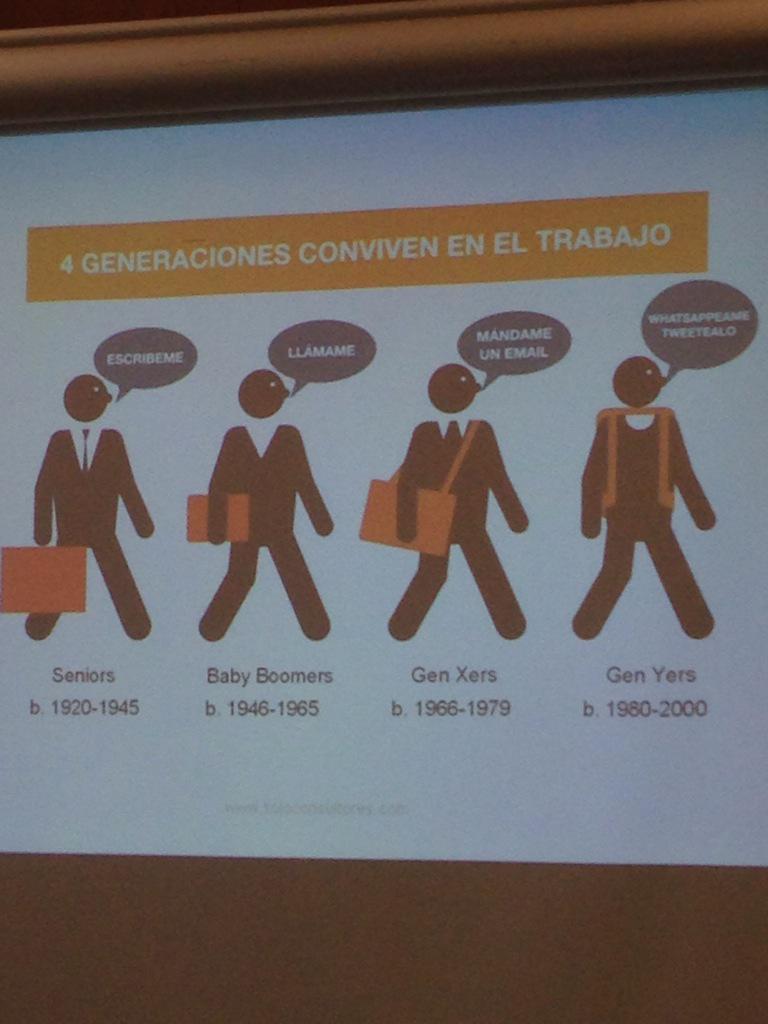 lamamapediatra's tweet photo. 4 generaciones conviven en el puesto de trabajo. Eps! Que yo soy de los 70 y tuiteo! #masterDIS http://t.co/o9AVCDVGKw