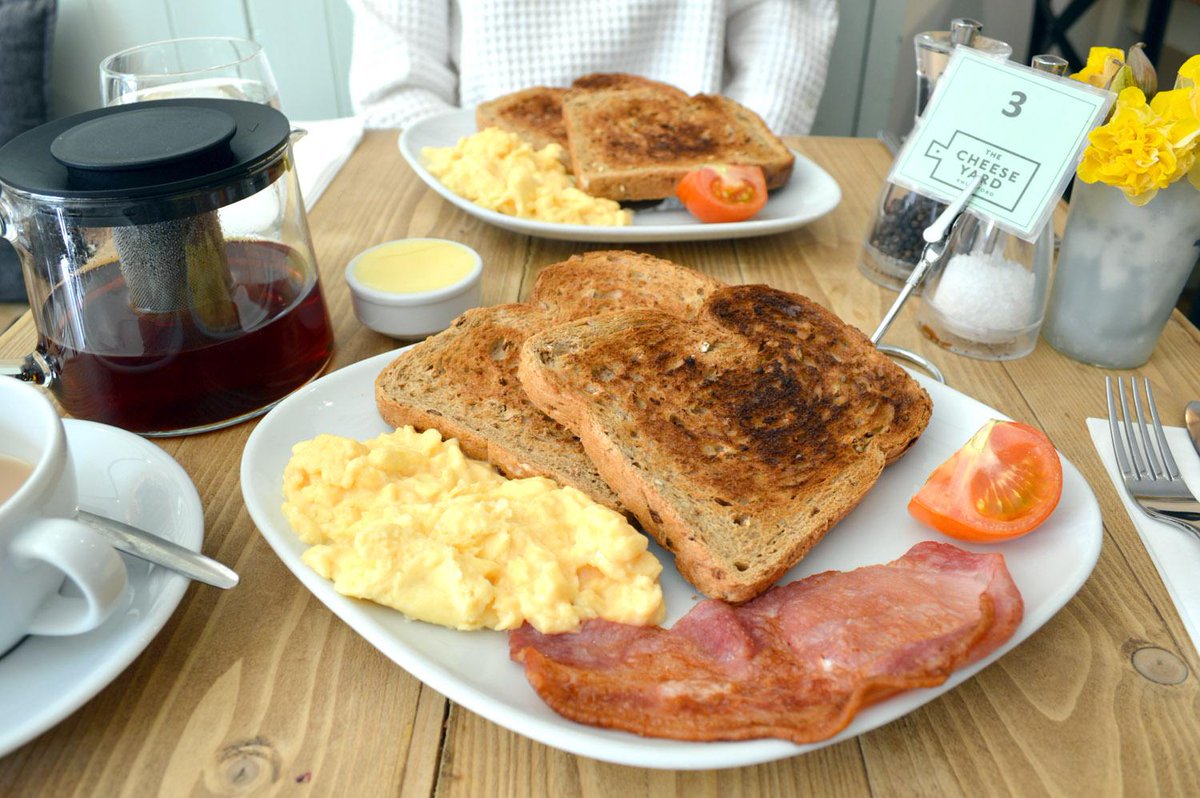 On our new #menu #breakfast how about scrambled eggs, bacon and granary bread <a href="/devonshirebaker/">Devonshire Bakery</a> #knutsford