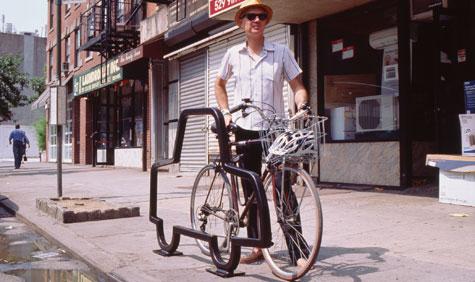 Happy birthday to NYC\s own, David Byrne! Here are some pics of legendary Mr. Byrne cruising around the city by bike. 