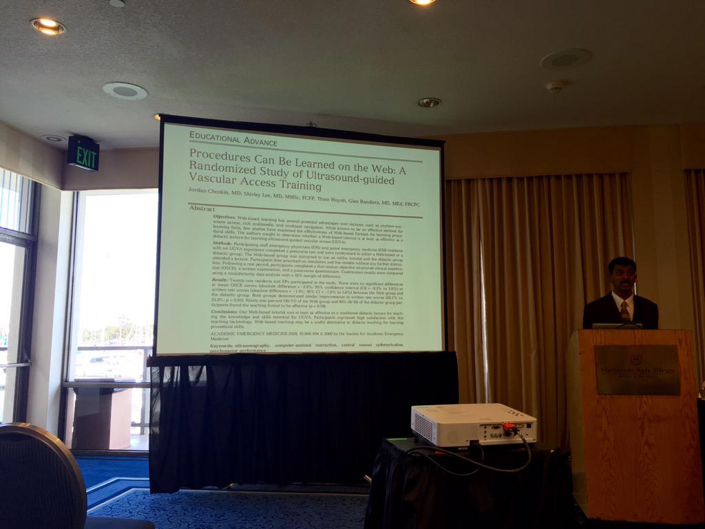 sonojillmd's tweet photo. Novel technologies in teaching emergency ultrasound with @steveleechmd @SonoRoundtable #SAEM15 http://t.co/kPnHqqus8F