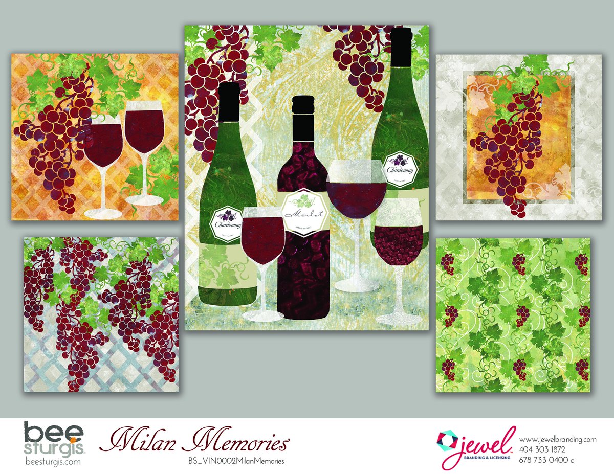 BeeSturgis's tweet photo. Milan Memories wine collection NEW for #SURTEX2015. @JewelBranding @surtex Bee there or Bee Square! http://t.co/MKeUxyMlay
